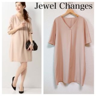 ジュエルチェンジズ ひざ丈ワンピース(レディース)(ピンク/桃色系)の