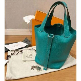 HERMES エルメス カバ40 ネイビー トートバッグ-