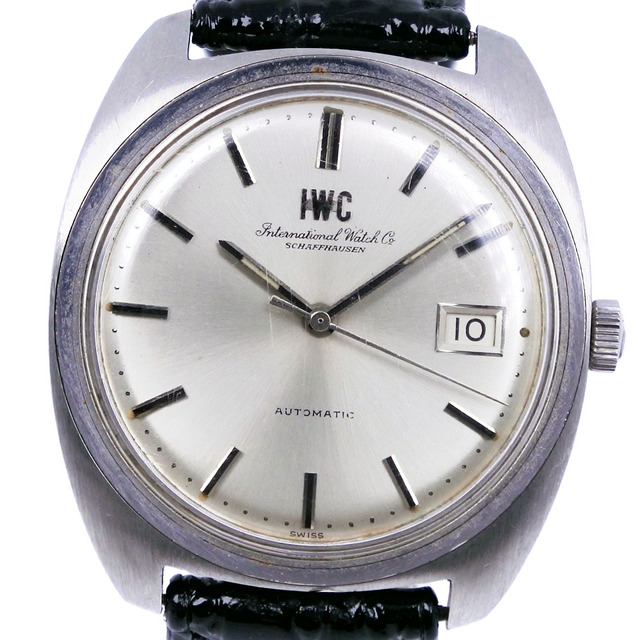 IWC(インターナショナルウォッチカンパニー)の【IWC】インターナショナルウォッチカンパニー オールドインター cal.8541B R819AD ステンレススチール シルバー 自動巻き メンズ シルバー文字盤 腕時計 メンズの時計(腕時計(アナログ))の商品写真