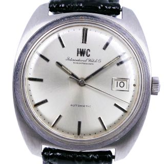 インターナショナルウォッチカンパニー(IWC)の【IWC】インターナショナルウォッチカンパニー オールドインター cal.8541B R819AD ステンレススチール シルバー 自動巻き メンズ シルバー文字盤 腕時計(腕時計(アナログ))