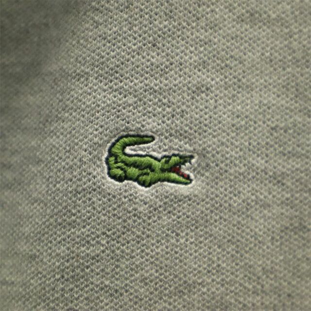 LACOSTE - ラコステ 日本製 ワンポイント刺繍 半袖 ポロシャツ 40