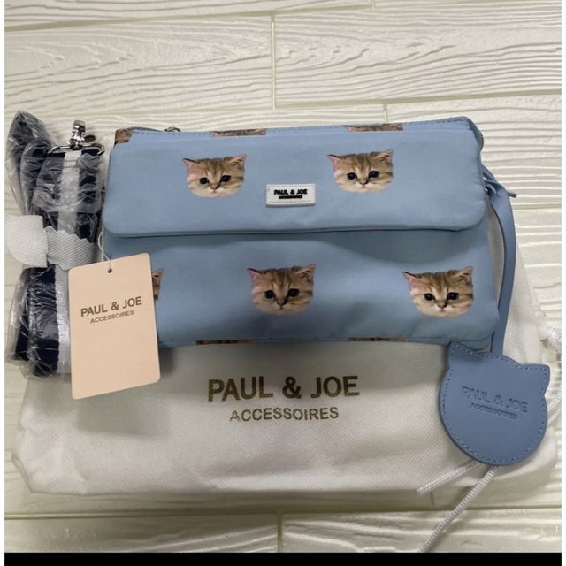 PAUL & JOE(ポールアンドジョー)の新品ポール&ジョーアクセソワズ　ネコ　ヌネットショルダーバック レディースのバッグ(ショルダーバッグ)の商品写真