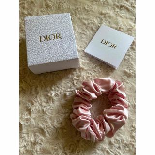 ディオール(Dior)の新品　ディオール　シュシュ　ピンク(ヘアゴム/シュシュ)