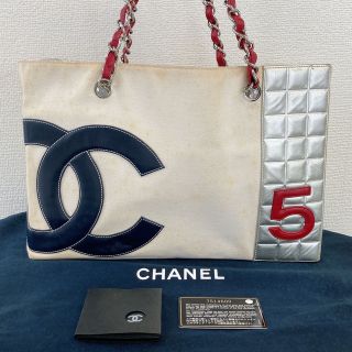 シャネル(CHANEL)の★カード＆保存袋付き シャネル ナンバー5 ココマーク チェーン トートバッグ(トートバッグ)