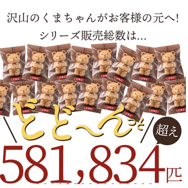 【匿名配送】【激安】くまちゃんマドレーヌ　2箱セット 食品/飲料/酒の食品(菓子/デザート)の商品写真