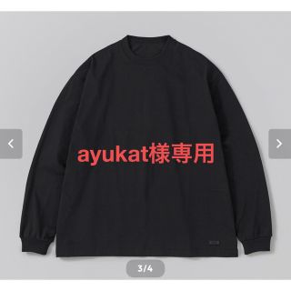 ワンエルディーケーセレクト(1LDK SELECT)のayukat様専用/ennoy L/S T-Shirts 裾ロゴ/黒/L(Tシャツ/カットソー(七分/長袖))