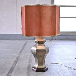 イタリア製 テーブルランプ シルバー アンティーク調 フロアランプ