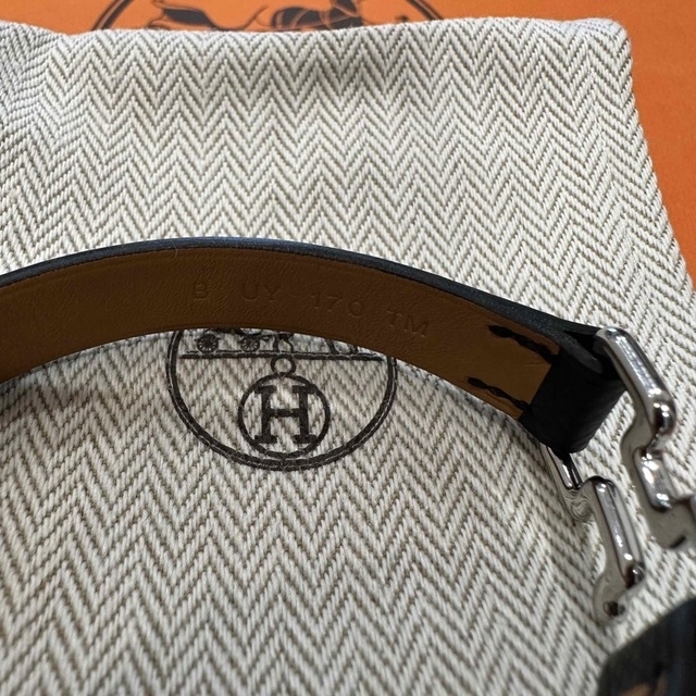 新品 新作 レア HERMES エルメス Trench レザー ブレスレット-