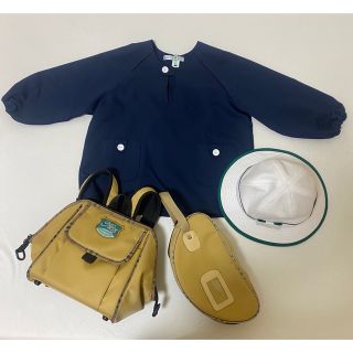 Kids Duo International 専用バックと上履入、スモック、帽子(その他)