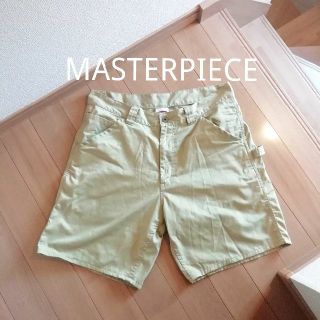 マスターピース(master-piece)のMASTERPIECE ベージュ ショートパンツ ハーフパンツ 膝上 コットン(ショートパンツ)