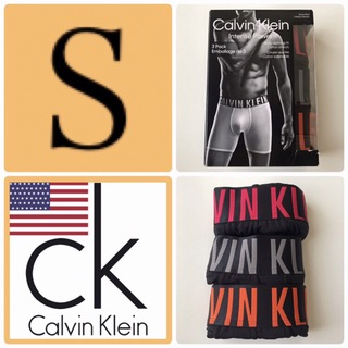 カルバンクライン(Calvin Klein)のレア 新品 CK 下着 USA カルバンクライン ボクサー パンツ 3枚 S(ボクサーパンツ)