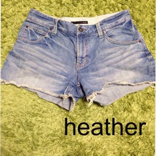 ヘザー(heather)のデニムショートパンツ(ショートパンツ)