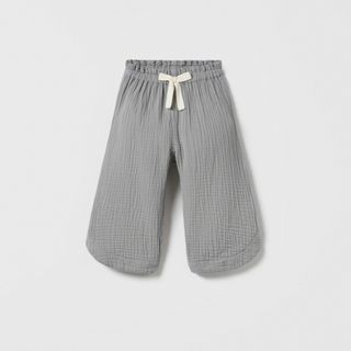 ザラキッズ(ZARA KIDS)の◉ZARA KIDSザラキッズ/リボンテクスチャーパンツ◉(パンツ/スパッツ)