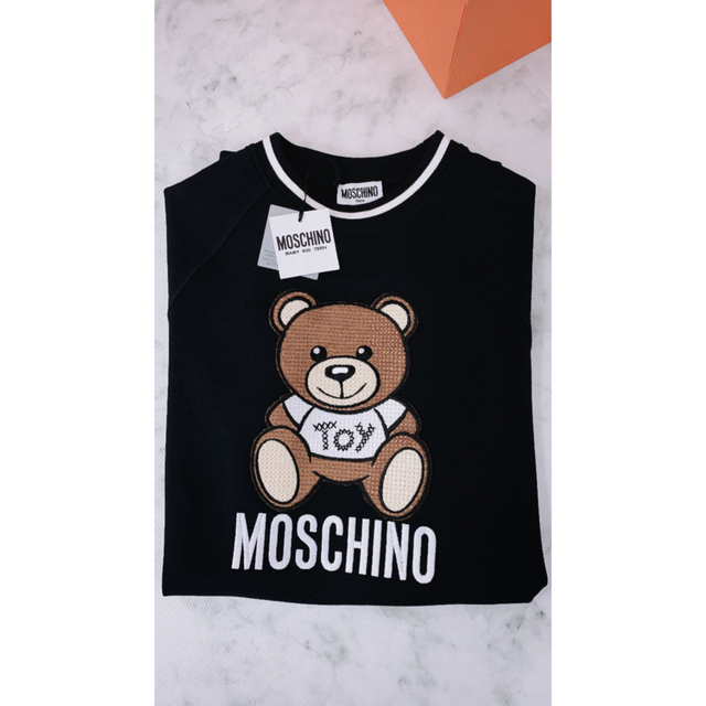 MOSCHINO - 値下げ 新品！モスキーノ ワンピース キッズ 12A 黒 半袖