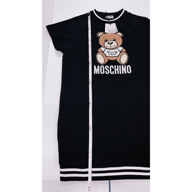 MOSCHINO - 値下げ 新品!モスキーノ ワンピース キッズ 12A 黒 半袖