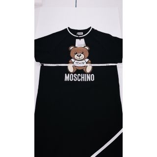 MOSCHINO - 値下げ 新品!モスキーノ ワンピース キッズ 12A 黒 半袖