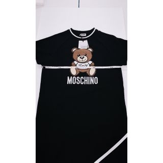 MOSCHINO - 値下げ 新品！モスキーノ ワンピース キッズ 12A 黒 半袖