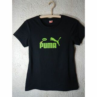 プーマ(PUMA)のo6477　プーマ　レディース　半袖　tシャツ　ロゴ　プラス　ネコ　デザイン(Tシャツ(半袖/袖なし))