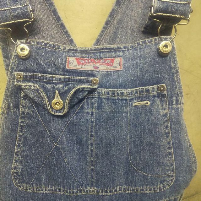 Silver JEANS(シルバージーンズ)の90s vintage カナダ製 オーバーオール SILVER JEANS レア メンズのパンツ(サロペット/オーバーオール)の商品写真