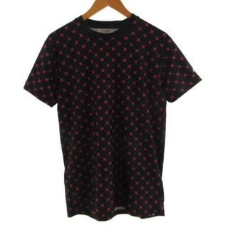 ハーレー(Hurley)のHurley Tシャツ 半袖 水陸両用 UPF50+ ロゴ 総柄 黒 ピンク L(その他)