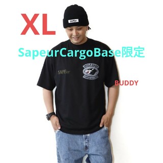 SCB限定　sapeur WOLF Tシャツ グレー　サプール　Tシャツ