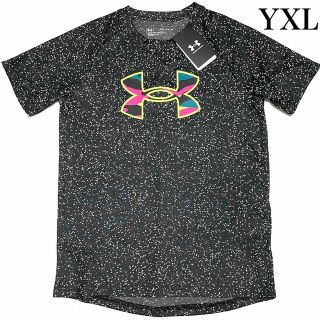 アンダーアーマー(UNDER ARMOUR)のアンダーアーマー　キッズ　Tシャツ　YXL　UNDER ARMOUR　半袖　黒(Tシャツ/カットソー)