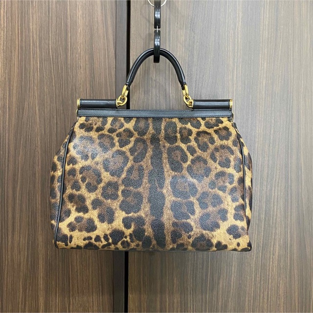 ドルチェ&ガッパーナ レオパード シシリー ヒョウ柄 2way バッグ