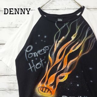 DENNY　ラグラン　ペイント　奇抜　y2k　半袖Tシャツ(Tシャツ/カットソー(半袖/袖なし))