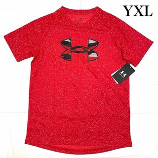 アンダーアーマー(UNDER ARMOUR)のゆみちゃん様専用　アンダーアーマー　YXL　UNDER ARMOUR　半袖　赤(Tシャツ/カットソー)