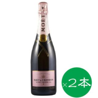 モエエシャンドン(MOËT & CHANDON)のMOET＆CHANDON ROSE モエシャンドンロゼ750ml 2本(シャンパン/スパークリングワイン)