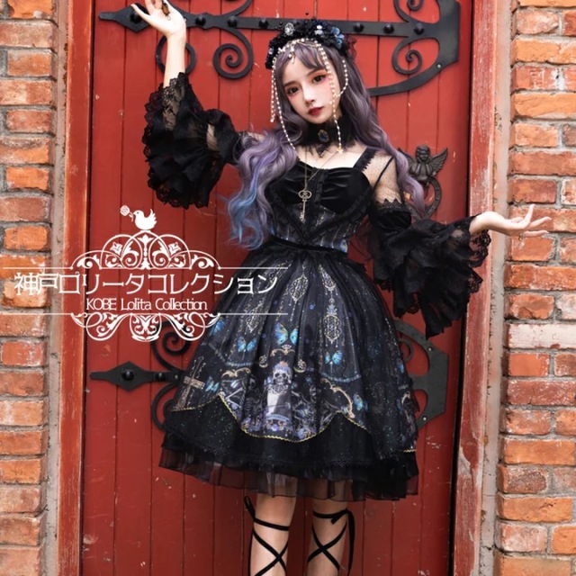 【神戸ロリータコレクション】ゴシックロリータ ワンピース ドレス パニエ付 | フリマアプリ ラクマ
