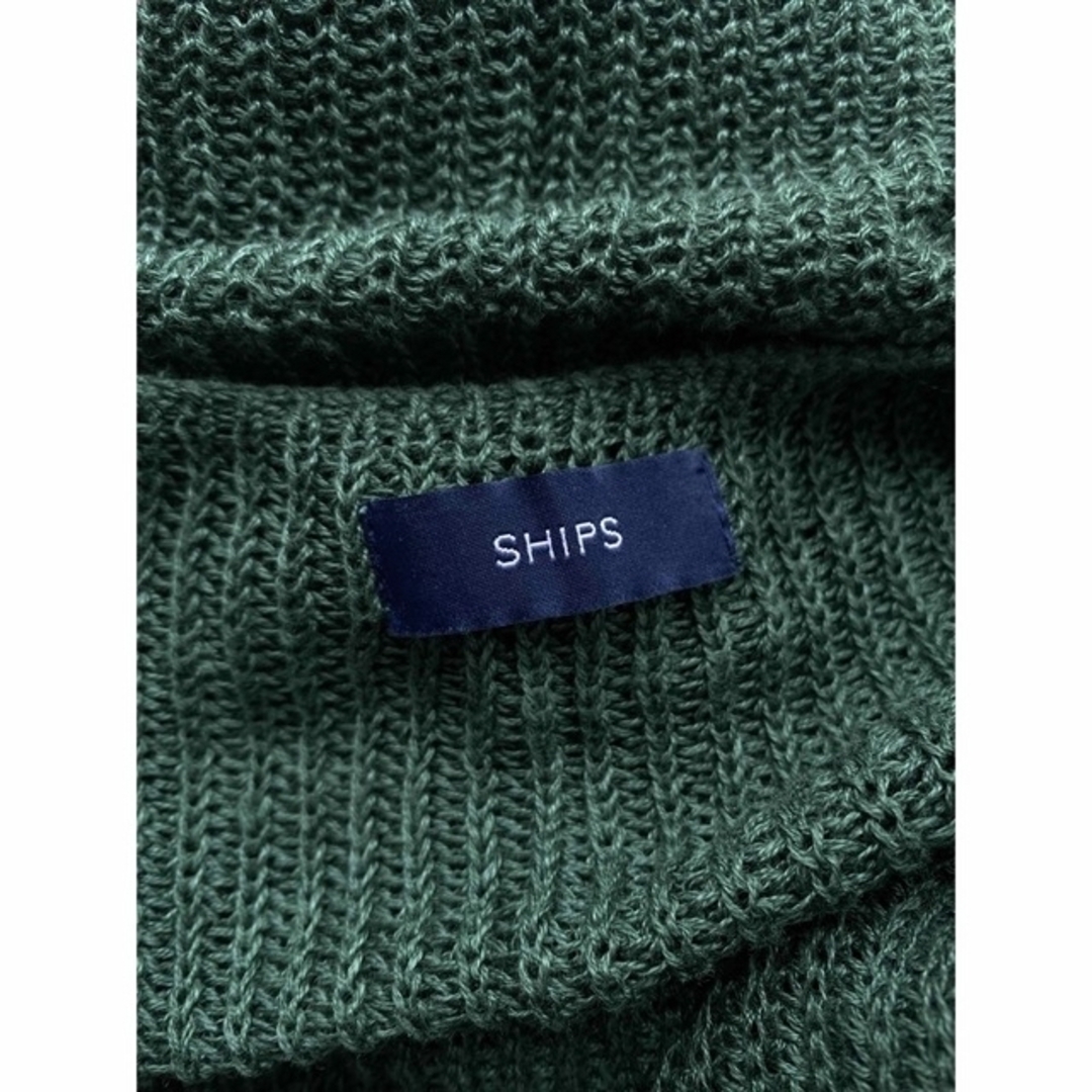 SHIPS(シップス)のSHIPS グリーン ノースリーブ ベスト トップス タンク サマー レディースのトップス(タンクトップ)の商品写真