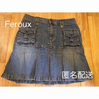 フェルゥ(Feroux)のFeroux デニムスカート(ミニスカート)