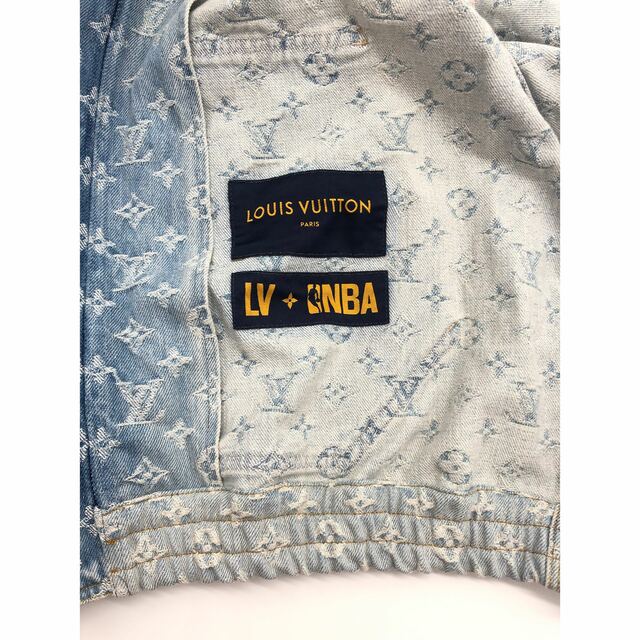 LOUIS VUITTON♦︎NBA ジップスルーフーディ デニム ジャケット