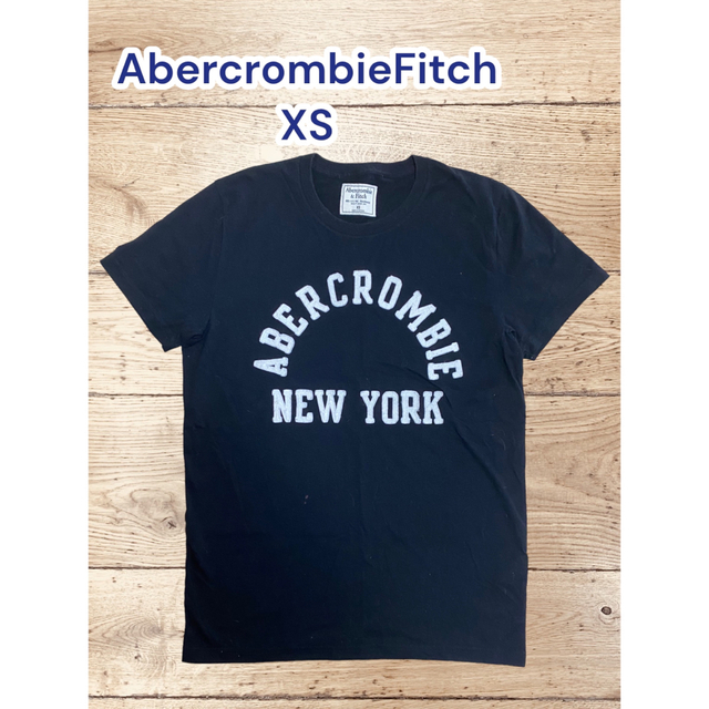 Abercrombie&Fitch(アバクロンビーアンドフィッチ)の【SALE】Abercrombie&Fitch♡アバクロ♡半袖Tシャツ♡ブラック メンズのトップス(Tシャツ/カットソー(半袖/袖なし))の商品写真