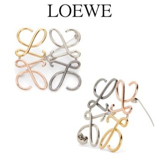 一番人気売り切れ品】LOEWE ロエベ アナグラムブローチ マルチカラー 4
