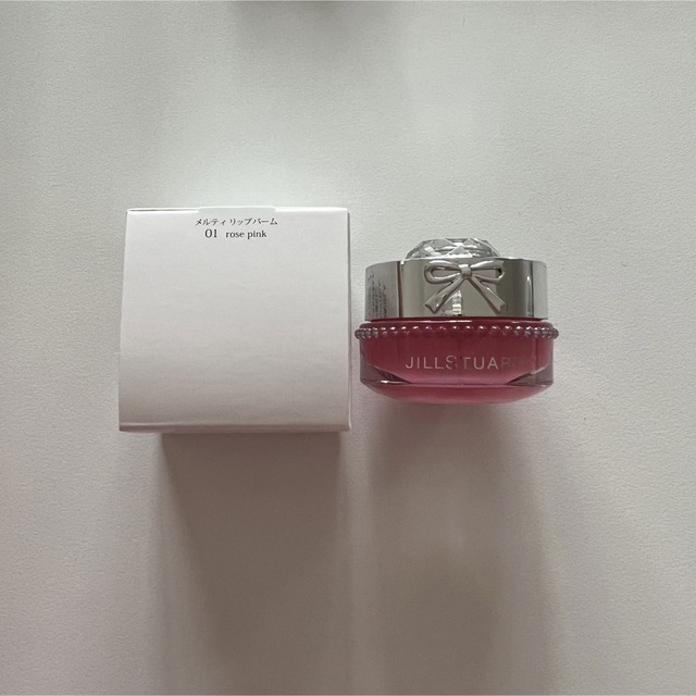 JILLSTUART(ジルスチュアート)の新品未使用 ジルスチュアート リップバーム 01 rose pink コスメ/美容のスキンケア/基礎化粧品(リップケア/リップクリーム)の商品写真