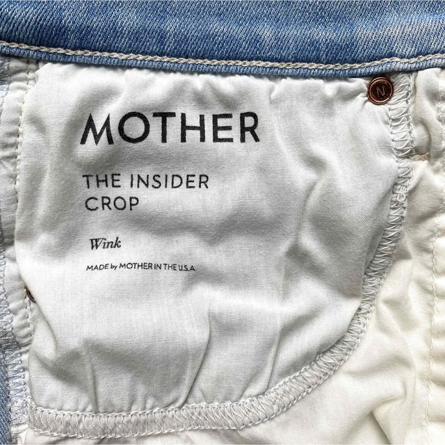 MOTHER 24 THE  INSIDER  CROP Winkロンハーマン 7
