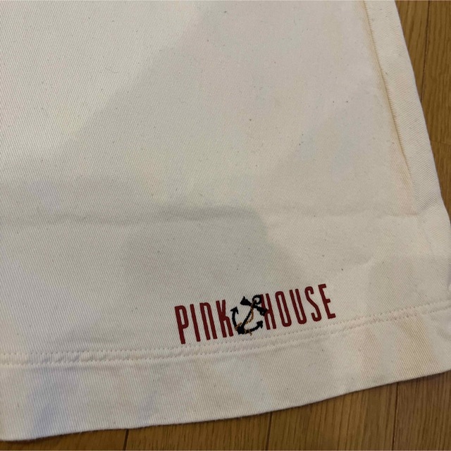 PINK HOUSE(ピンクハウス)のピンクハウス♡ホワイトデニムAラインスカート レディースのスカート(ロングスカート)の商品写真