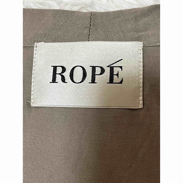 ROPE’(ロペ)の【ROPE】カシュクールワンピース　ギャザーフレア レディースのワンピース(ひざ丈ワンピース)の商品写真