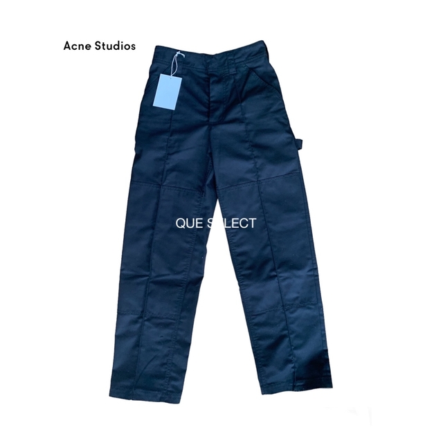 Acne Studios 17ss ネイビー テーパードスラックス