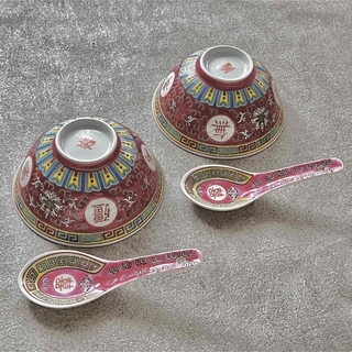 ANNA SUI - デッドストック 景徳鎮 レンゲ 茶碗 セット