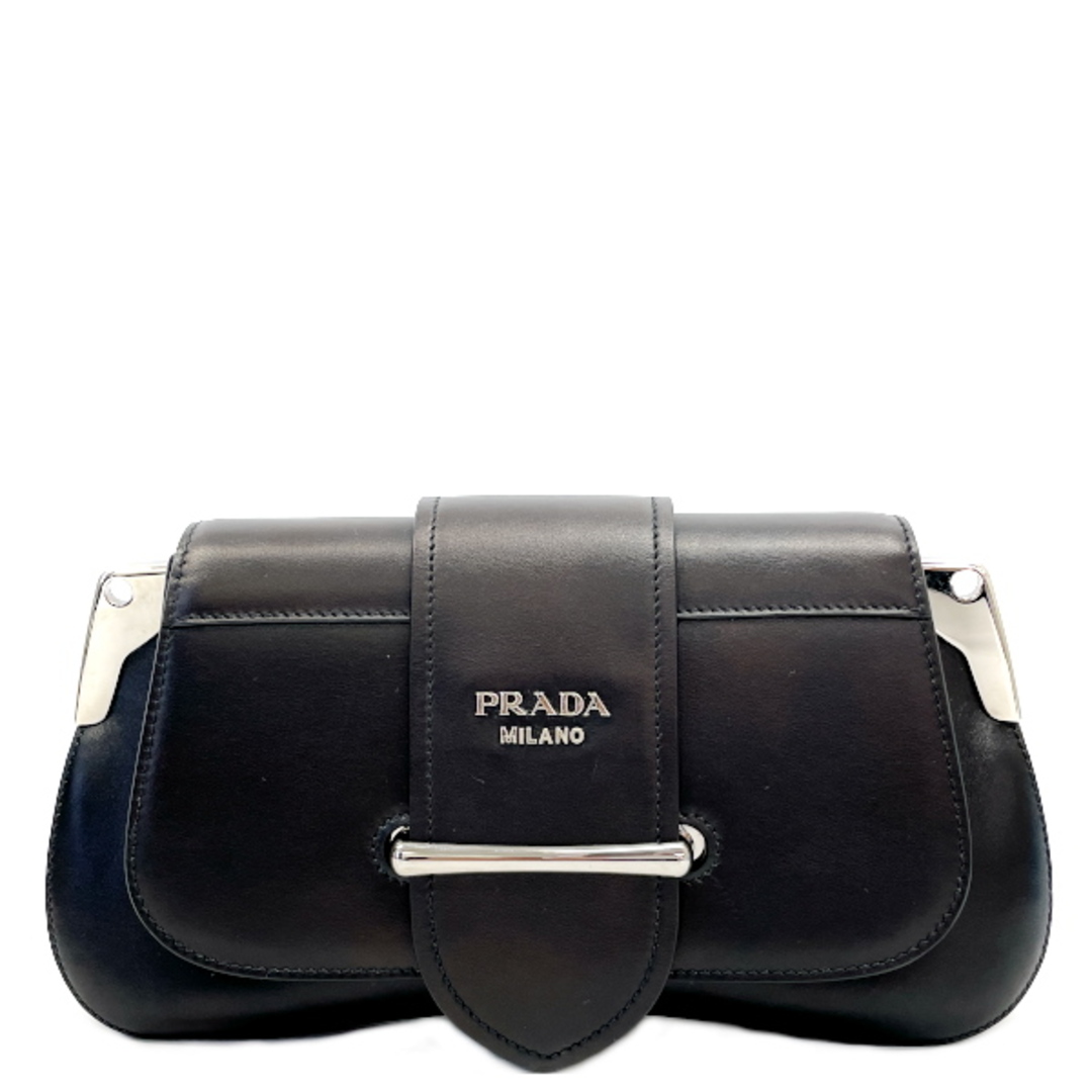 PRADA パッティーナ シドニー メタルロゴ フラップ 3WAY 1BD168 ショルダーバッグ