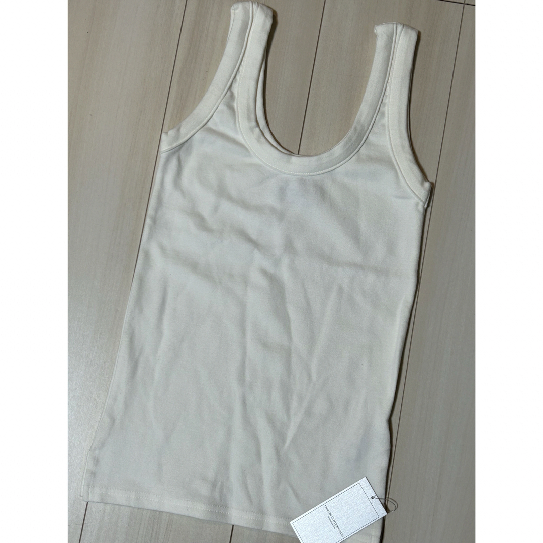 room306 CONTEMPORARY(ルームサンマルロクコンテンポラリー)の【新品未使用タグ付き】basic tanktop ベーシックタンクトップ レディースのトップス(タンクトップ)の商品写真