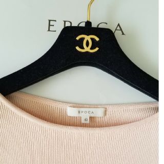 カタログ掲載◆EPOCAエポカ◆クチュール感覚の構築的なシルエットニットトップス