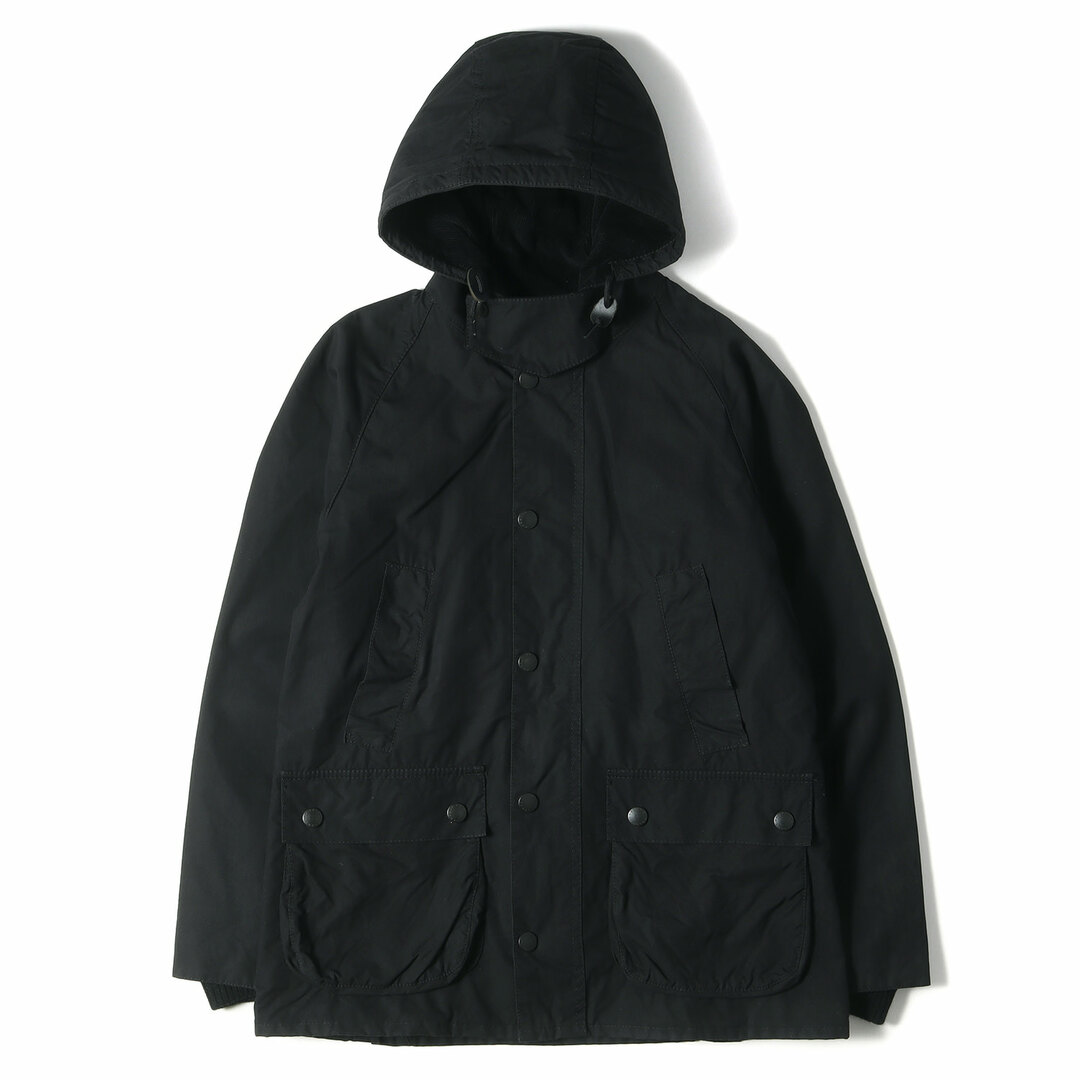 BARBOUR バブアー ジャケット サイズ:36 フード付き オイルドコットン スリム ビデイルジャケット SL BEDALE HOODED ブラック アウター ブルゾン コート 【メンズ】