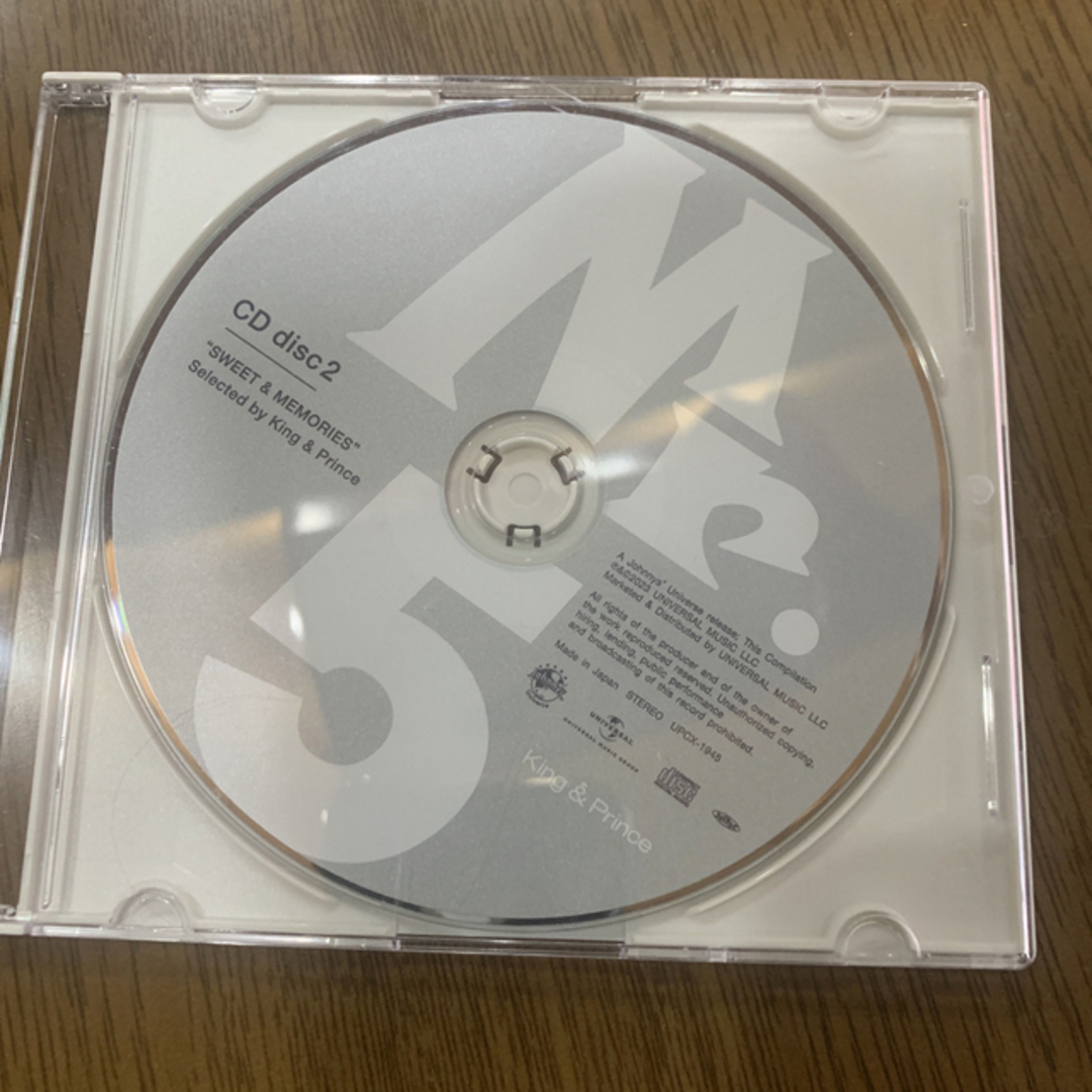 King & Prince Mr.5  初回限定盤A  DISK2 CD エンタメ/ホビーのDVD/ブルーレイ(ミュージック)の商品写真