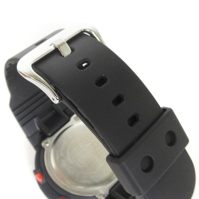 カシオジーショック 美品 腕時計 アナデジ AW-500E-1EJF 黒
