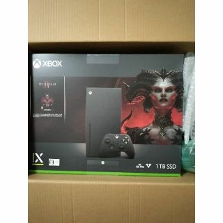 マイクロソフト(Microsoft)の新品 Xbox Series X(DiabloIV 同梱版) RRT-00042(家庭用ゲーム機本体)