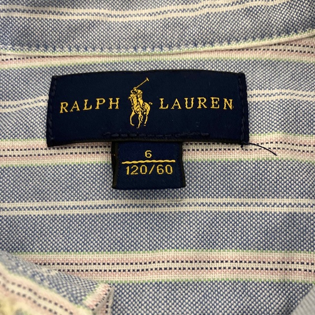 Ralph Lauren(ラルフローレン)のラルフローレン　120  長袖ワイシャツ　ボタンダウン キッズ/ベビー/マタニティのキッズ服男の子用(90cm~)(その他)の商品写真